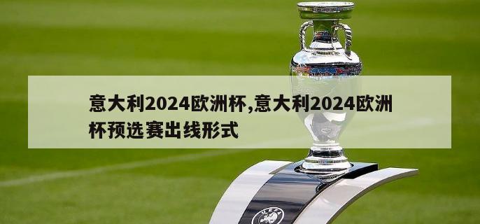 意大利2024欧洲杯,意大利2024欧洲杯预选赛出线形式